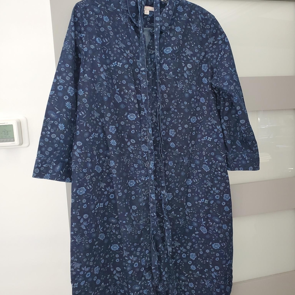 GAP Navy Floral Patterned Dress